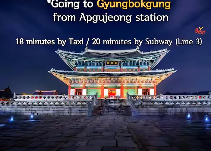 Sin-sa Ap-gu-jeong Gangnam 10-minute Walk 6people * ソウル特別市